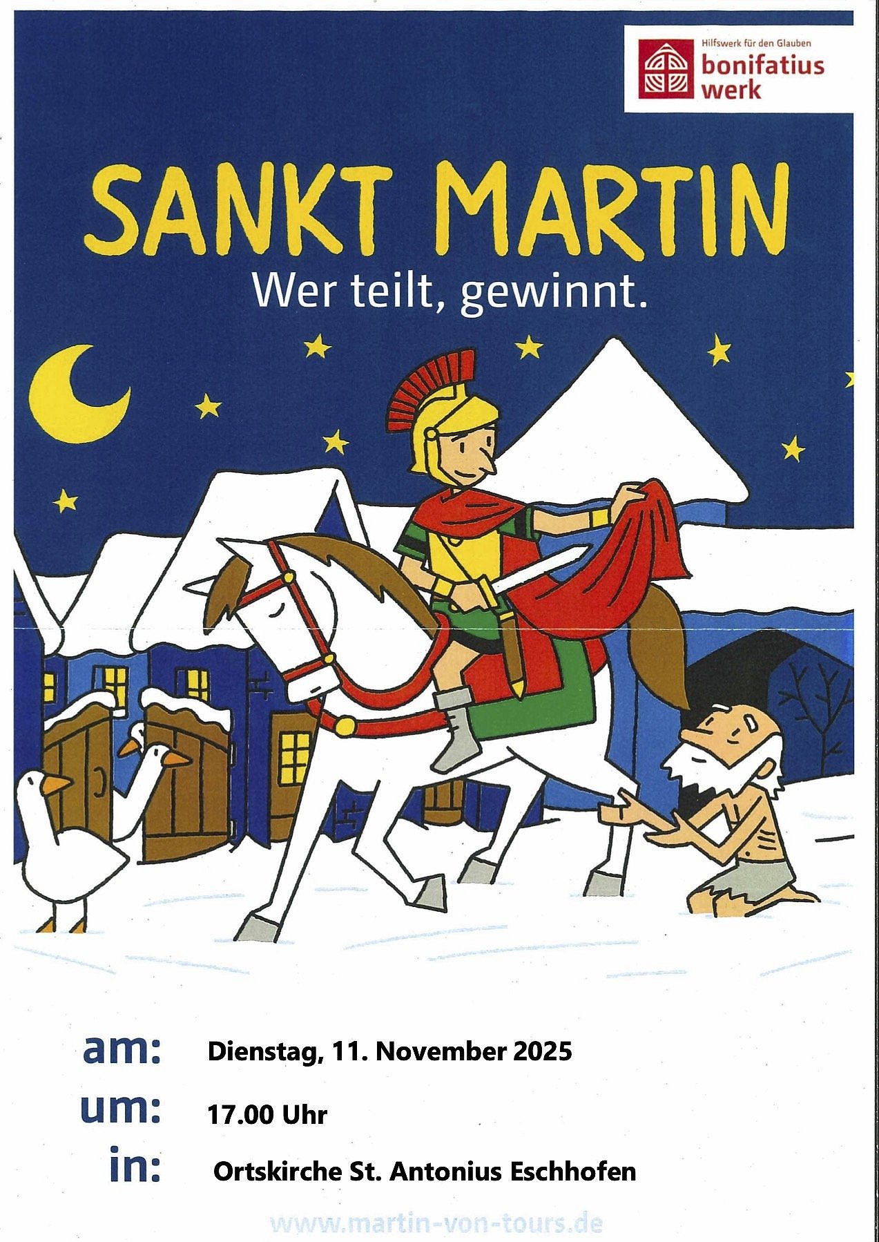 Plakat St. Martin in Eschhofen