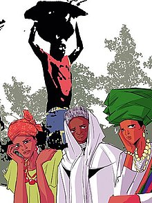 Banner zum Weltgebetstag am 6. März aus Nigeria