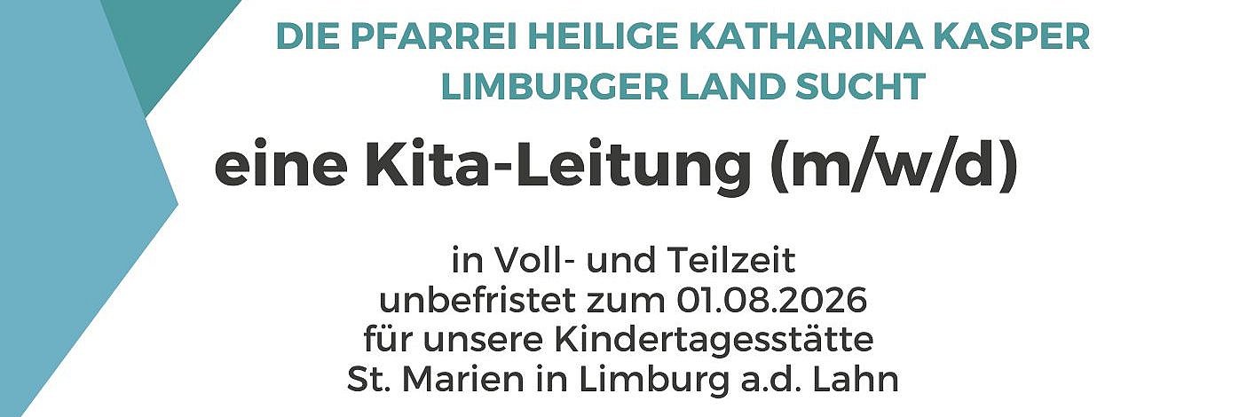 Stellenausschreibung für Kita-Leitung St. Marien