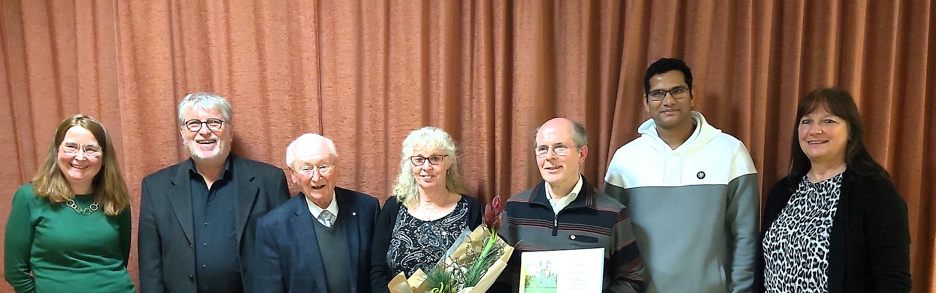 Ehrung bei der Adventsfeier