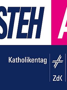 Banner des Katholikentags 2026 in Würzburg