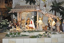 Krippe in der Pallottinerkirche St. Marien