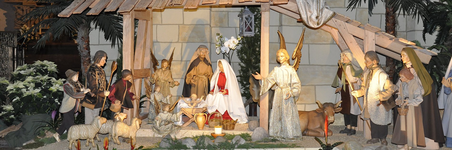 Krippe in der Pallottinerkirche St. Marien