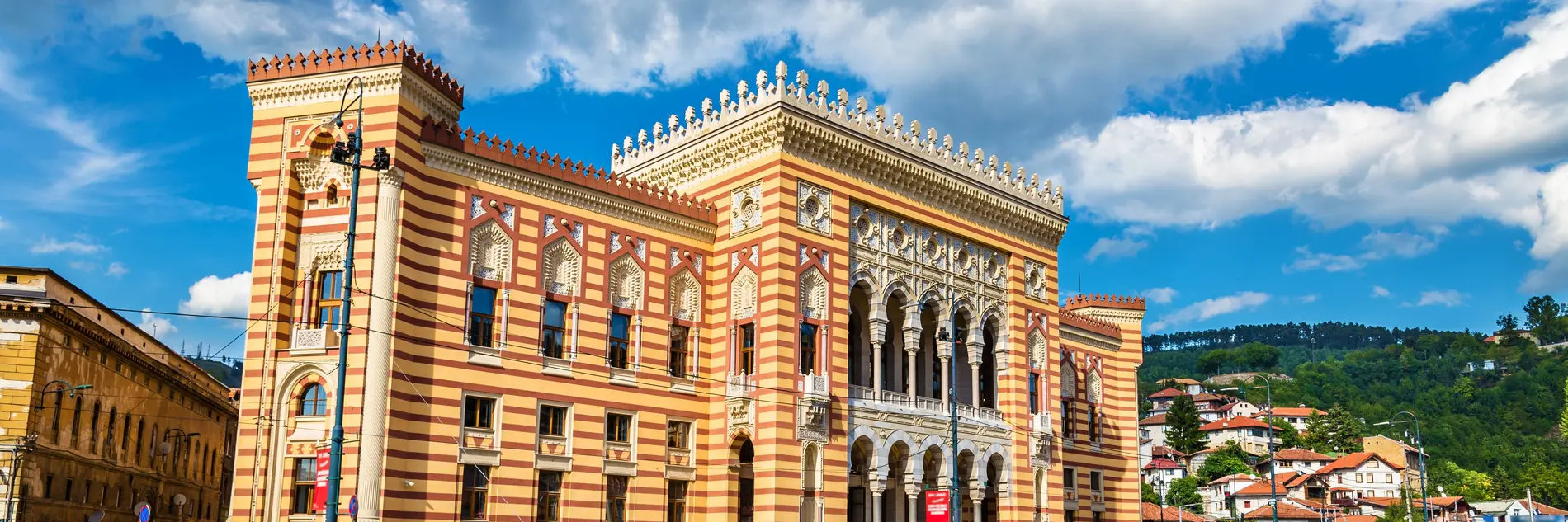 Gebäude in Sarajevo