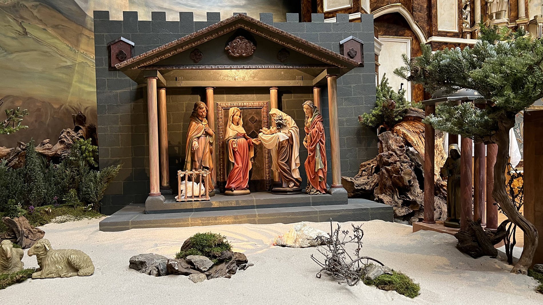 Das Zeugnis des Simeon und der Hanna über Jesu