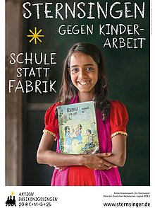 Plakat zur Sternsingeraktion