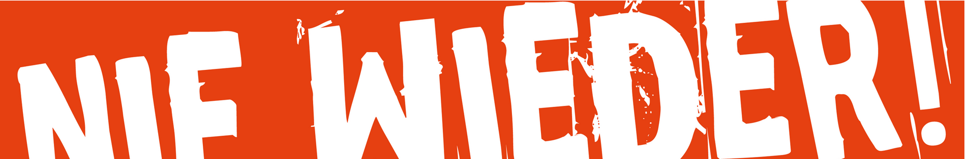 Nie wieder! - Banner
