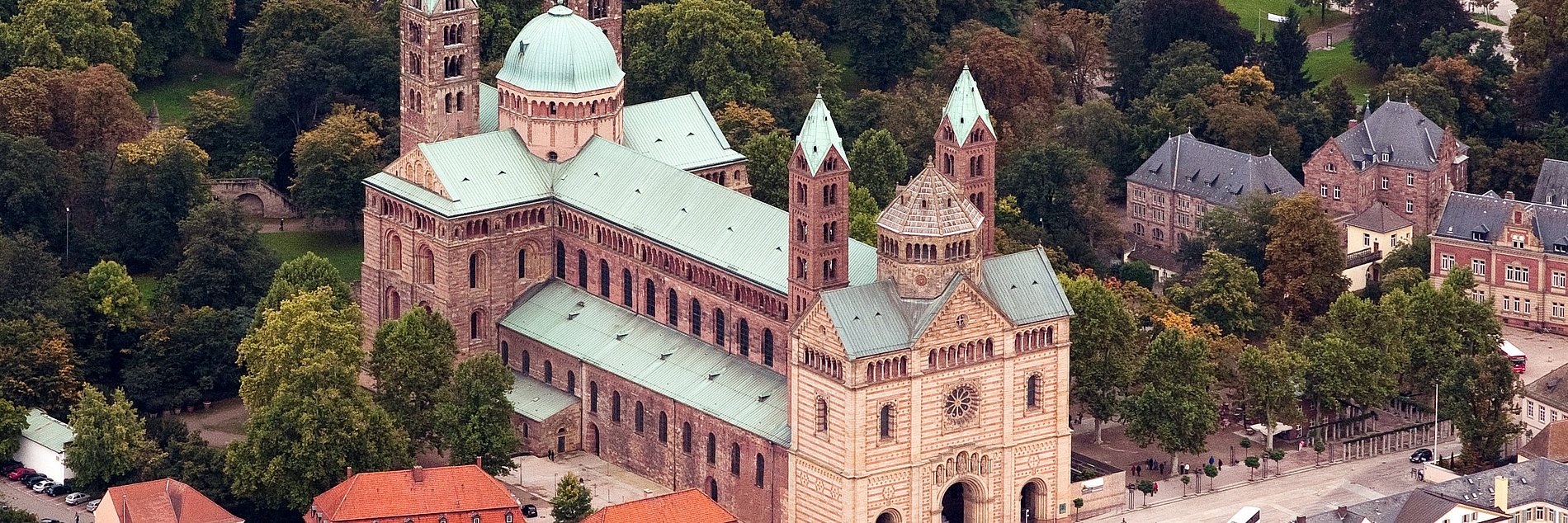 Luftaufnahme des Speyerer Doms