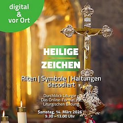 Plakat zur Veranstaltung "Heilige Zeichen decodiert"